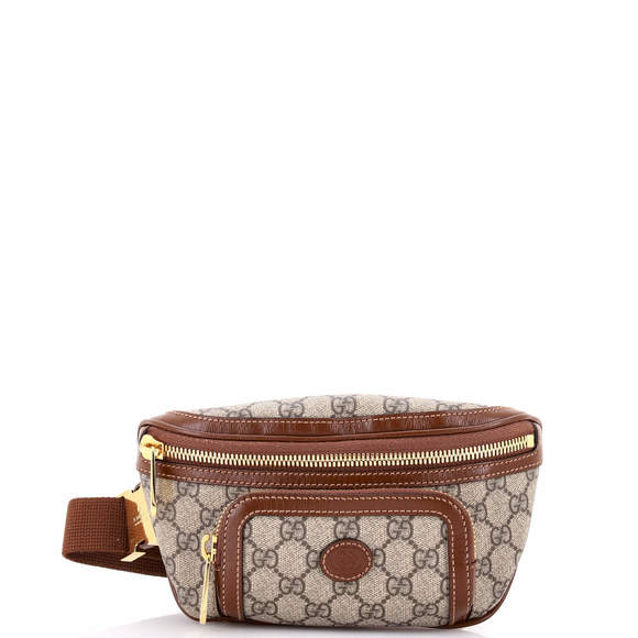 Gucci Large Interlocking G Patch Belt Bag GG Coated Canvas - Picture 1 of 5